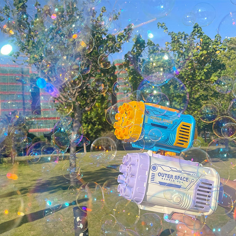 69 Holes Rocket Bubble Gun Toy